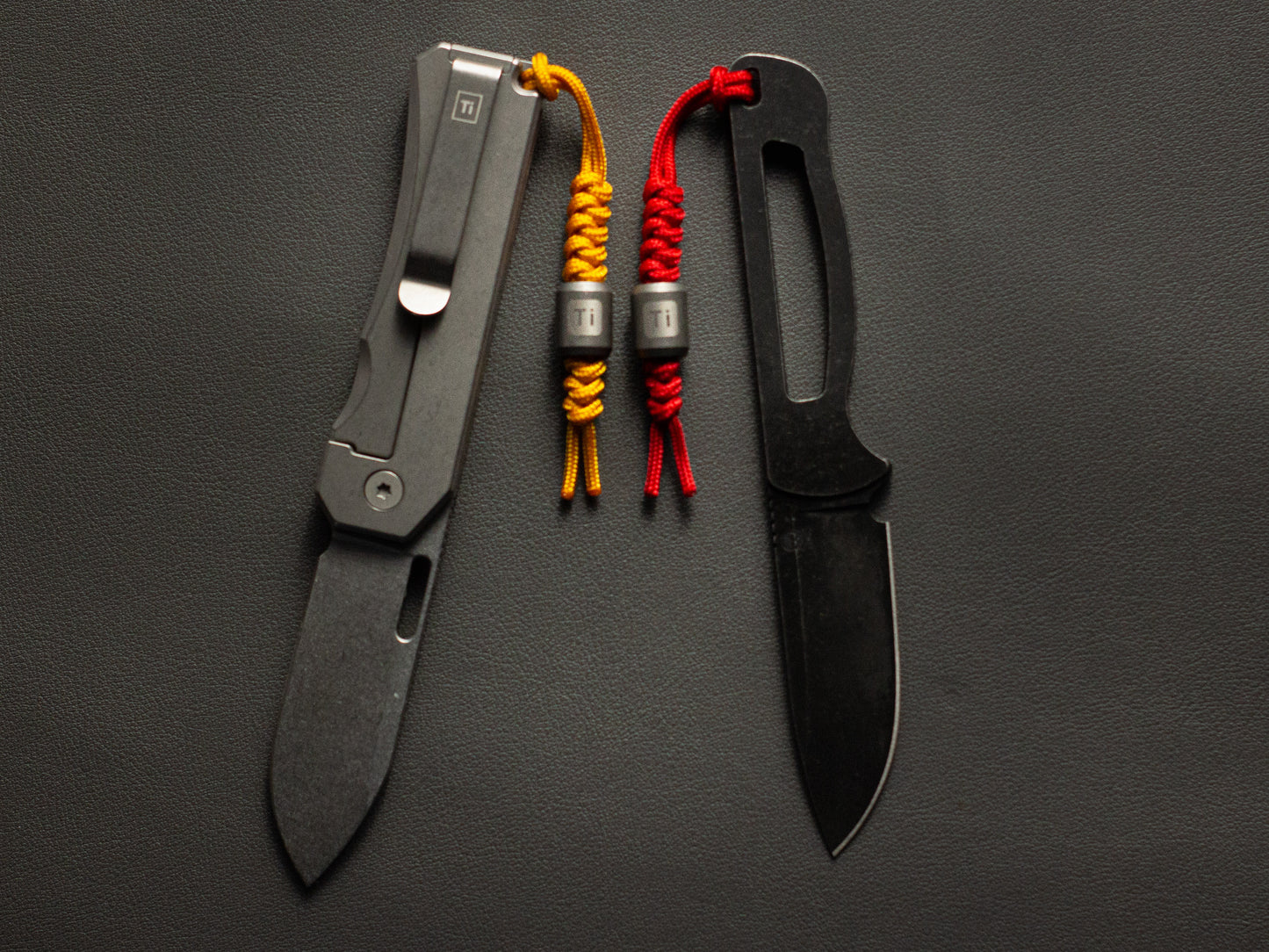Ti Titanium Bead Paracord EDC Knife Lanyard | Choose Between 550 or 275 Paracord