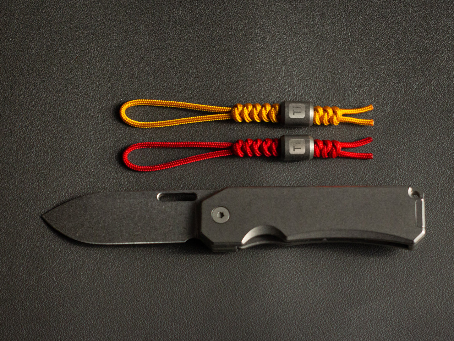 Ti Titanium Bead Paracord EDC Knife Lanyard | Choose Between 550 or 275 Paracord