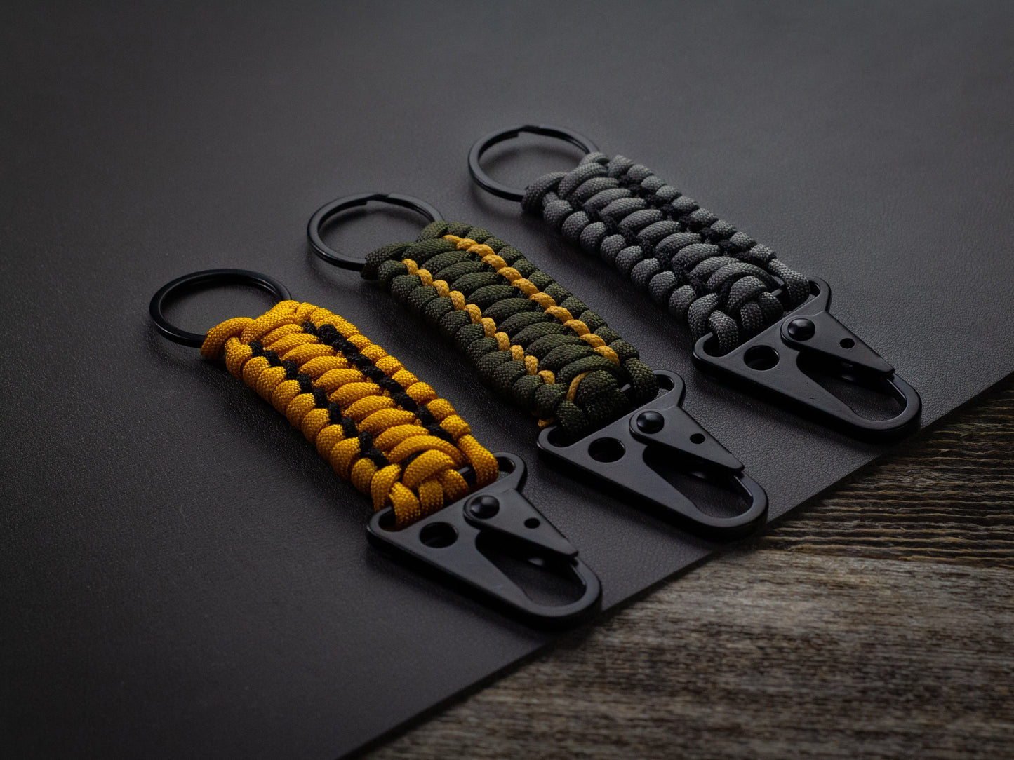 Stitched Paracord Rifle Clip | HK Hook Tactical EDC Keychain