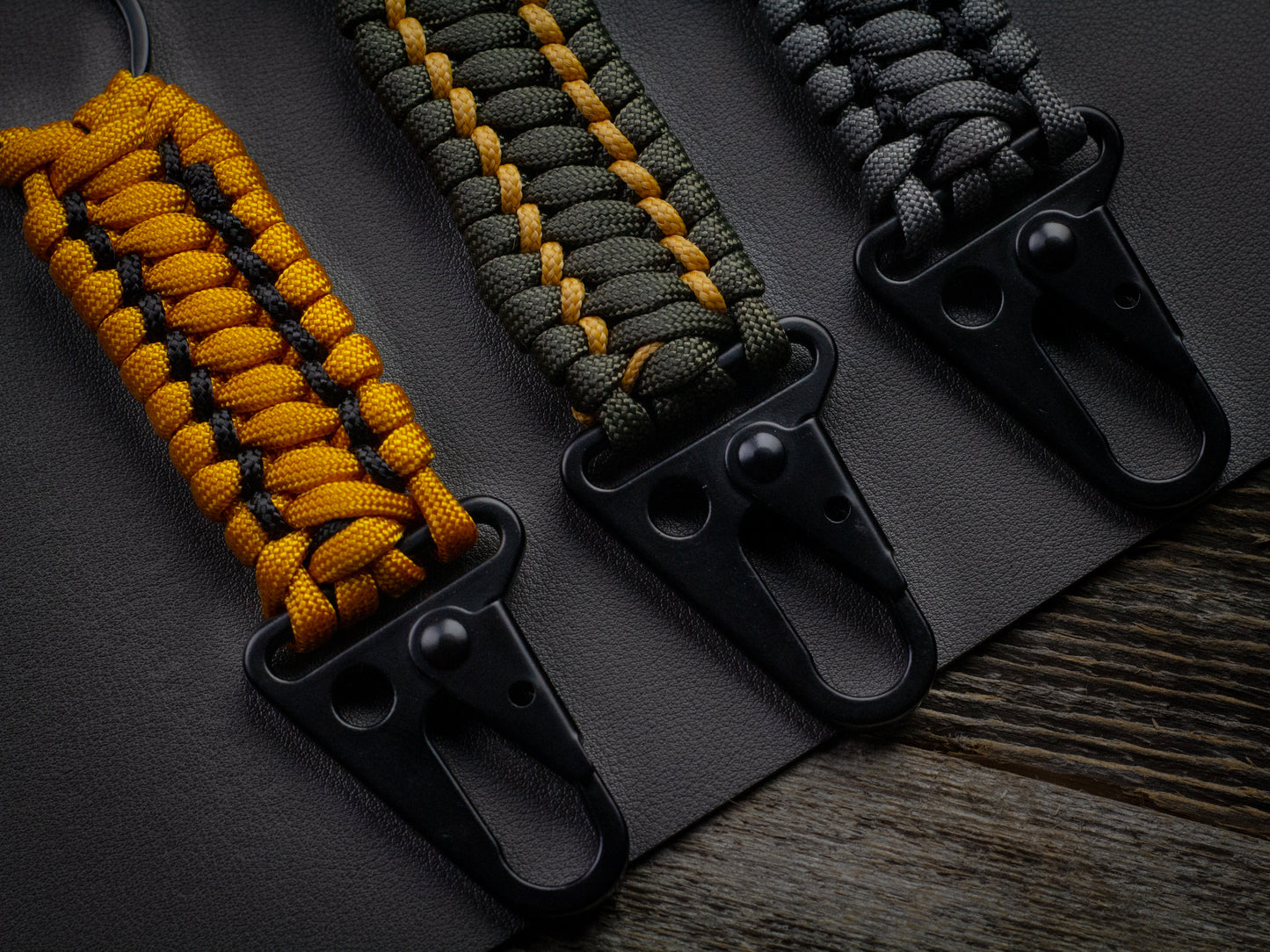 Stitched Paracord Rifle Clip | HK Hook Tactical EDC Keychain