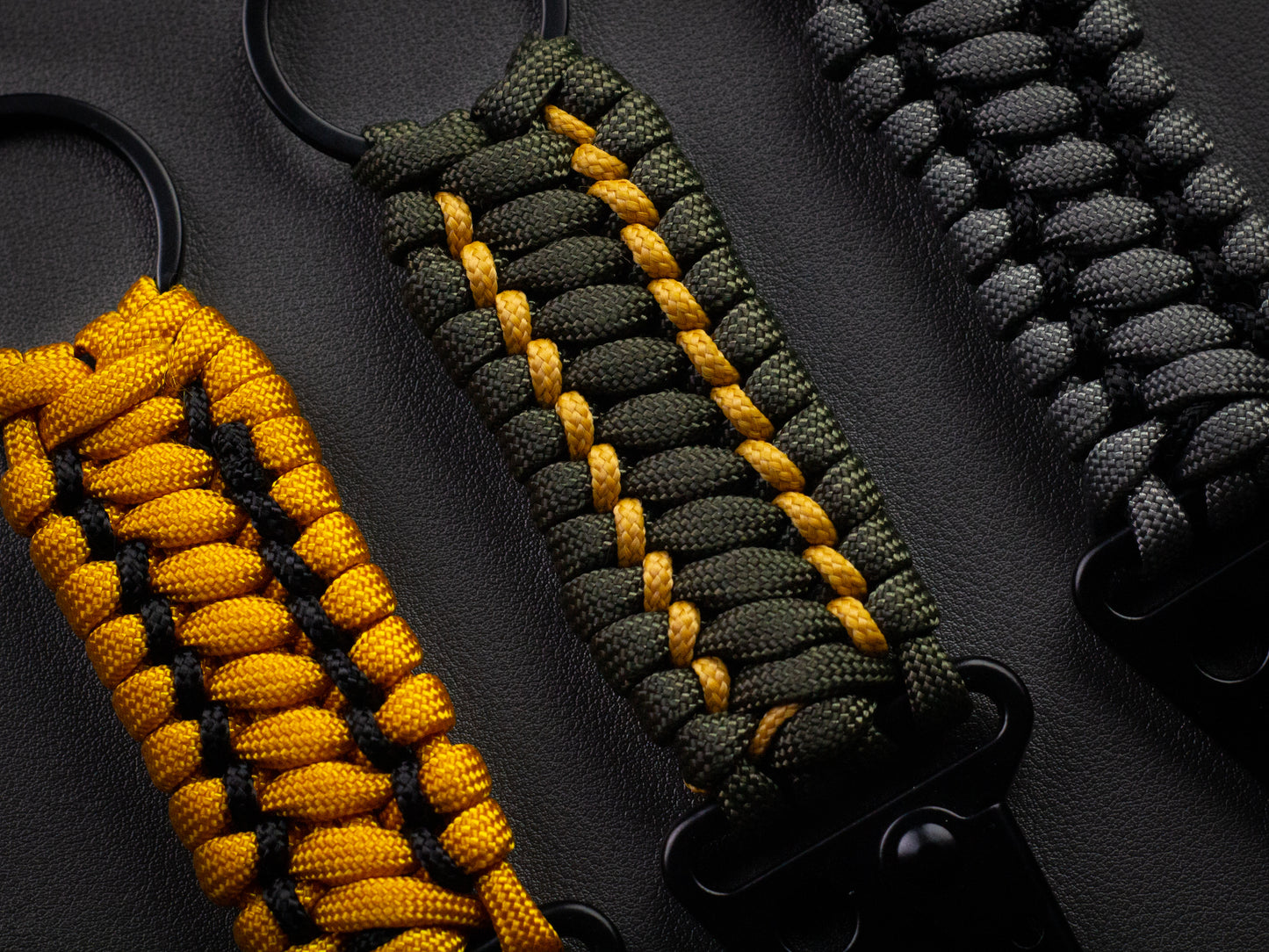 Stitched Paracord Rifle Clip | HK Hook Tactical EDC Keychain