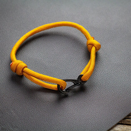 Minimalist Climbing Rope Bracelet - Customizable Paracord Design, Adjustable Fit