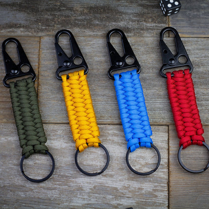 Paracord Keychain Made With Rifle Clip HK Hook | EDC Tactical Keychain