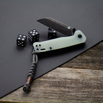 Knife Lanyard Paracord Tibetan Copper Beads EDC