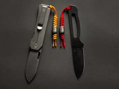 Ti Titanium Bead Paracord EDC Knife Lanyard | Choose Between 550 or 275 Paracord
