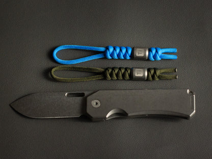 Ti Titanium Bead Paracord EDC Knife Lanyard | Choose Between 550 or 275 Paracord